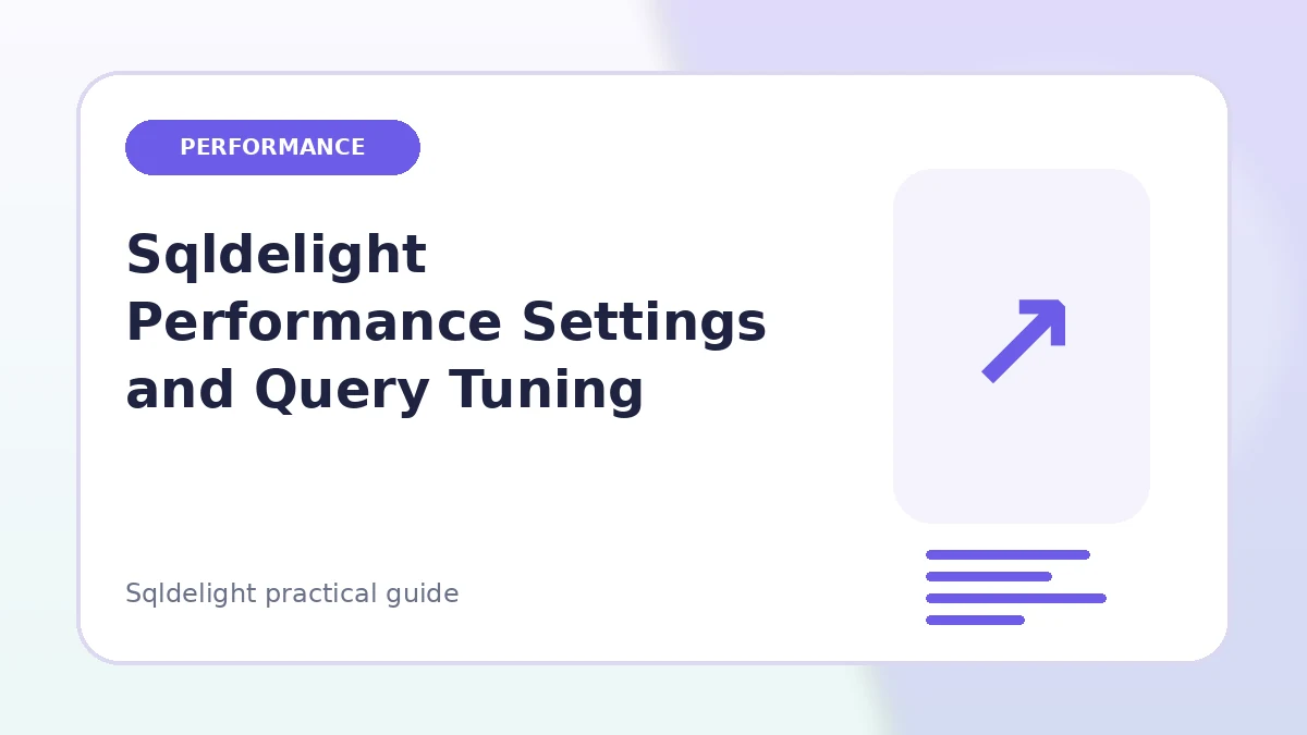 Sqldelight Performance Settings and Query Tuning feature image