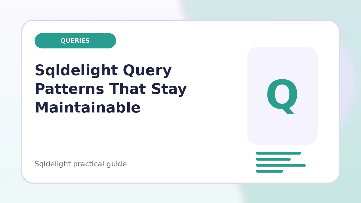 Sqldelight query guide feature image